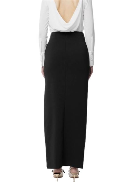 Crepe skirt with satin bow ELISABETTA FRANCHI | skirts | GO10151E2110